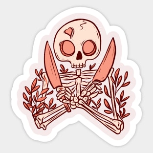 Skeleton knives Sticker